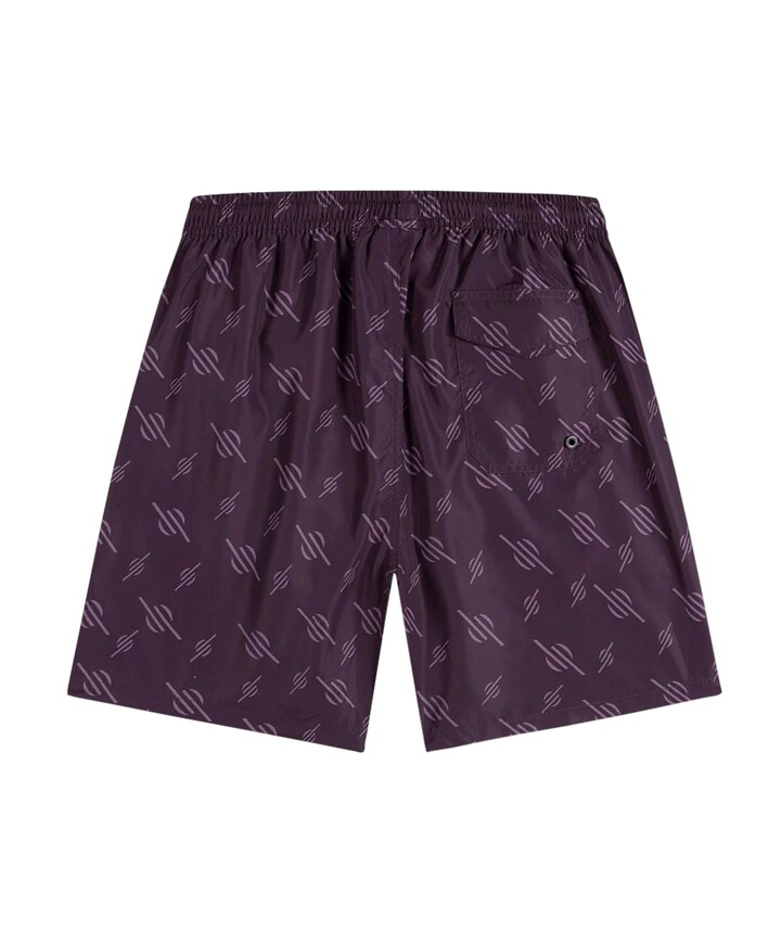 Irregular Monogram Swimshorts heren zwembroek paars