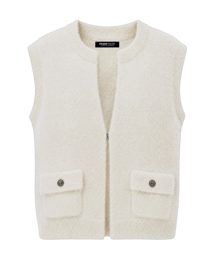 Dames gilet ecru