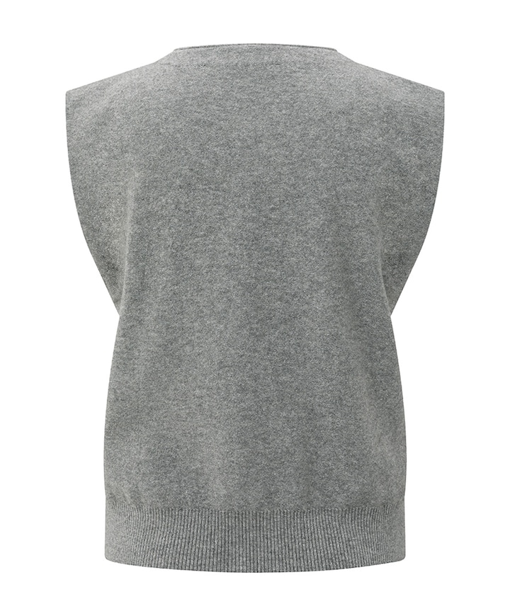 Dames gilet grijs