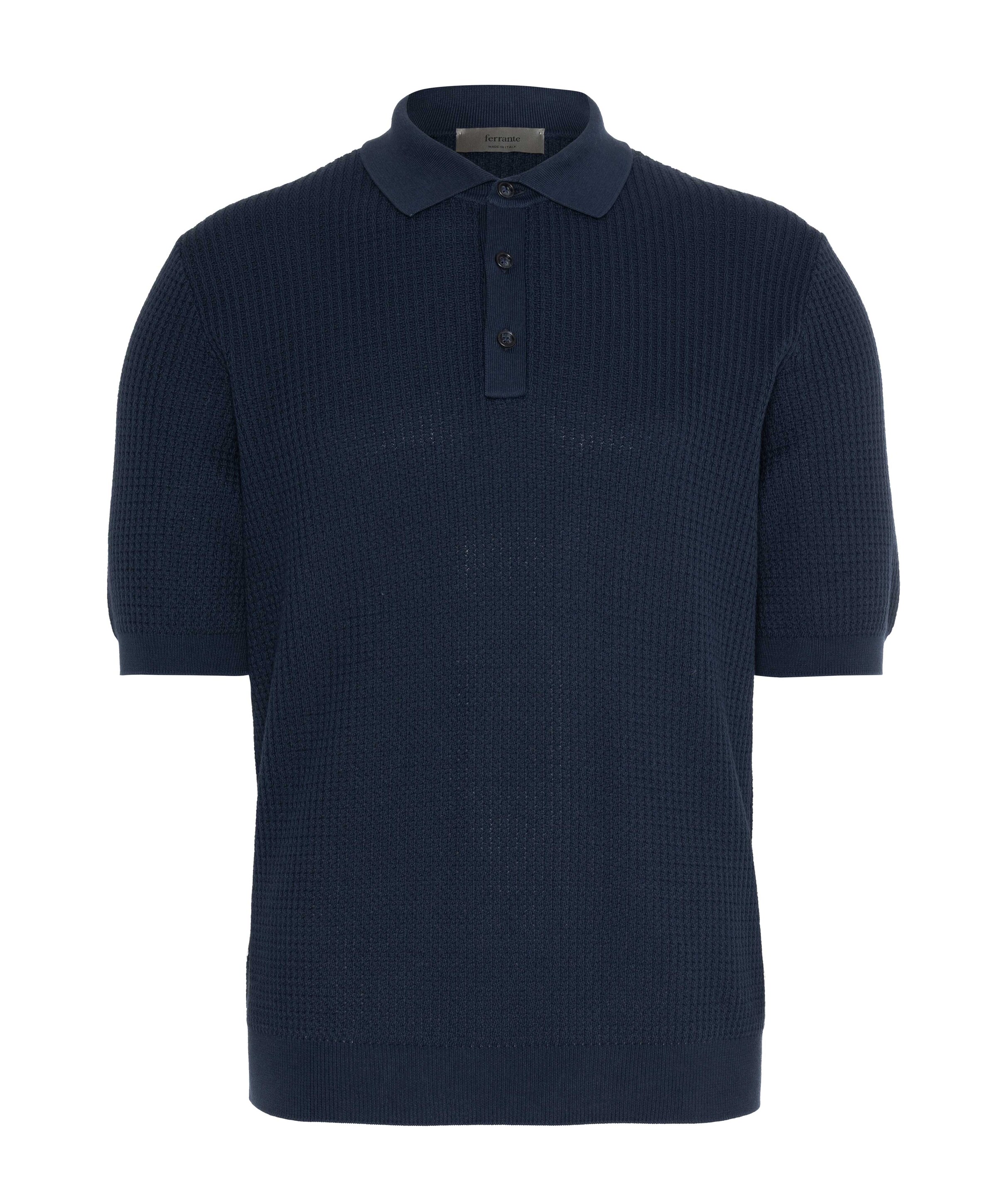 Heren polo blauw