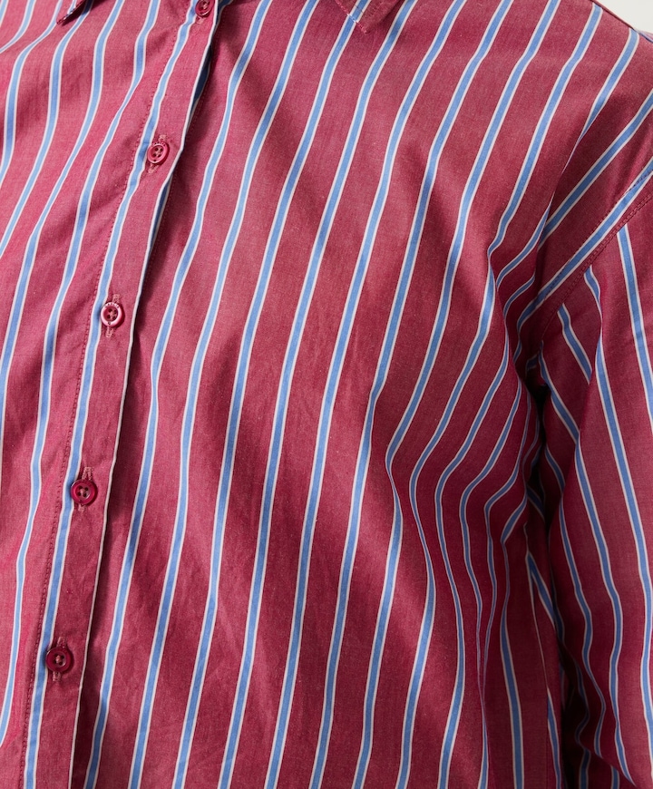 Meisjes blouse lange mouw roze