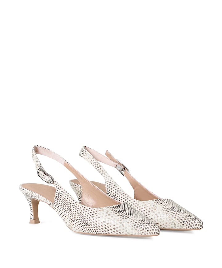 Ibon dames slingbacks ecru