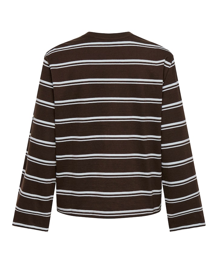 Dames longsleeve bruin