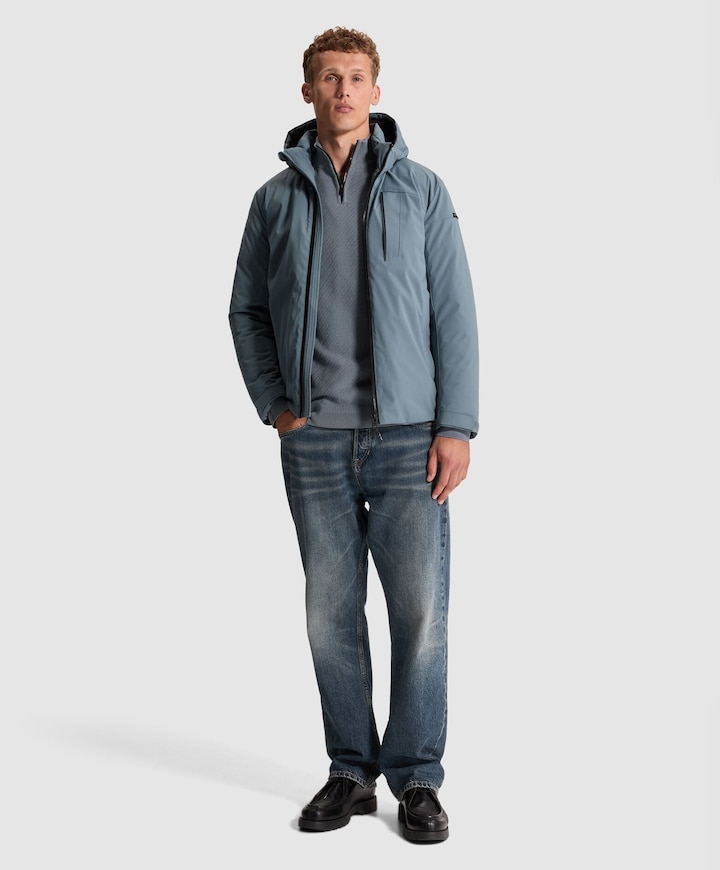 Heren jas blauw