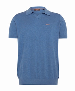 Heren polo blauw
