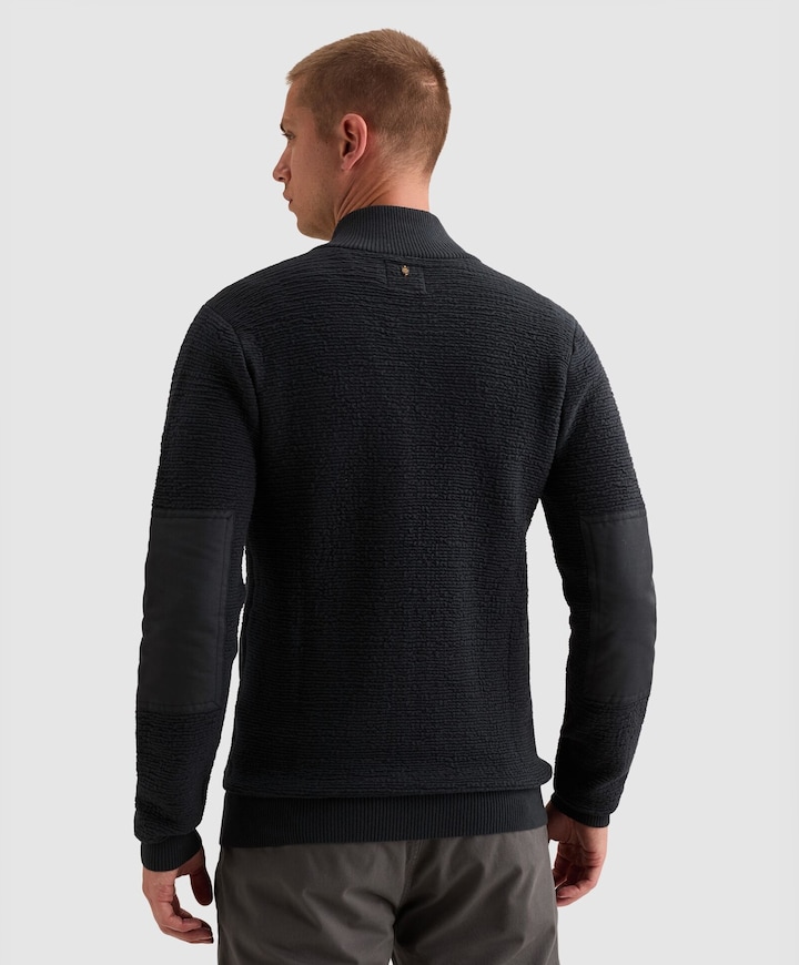 Heren vest blauw