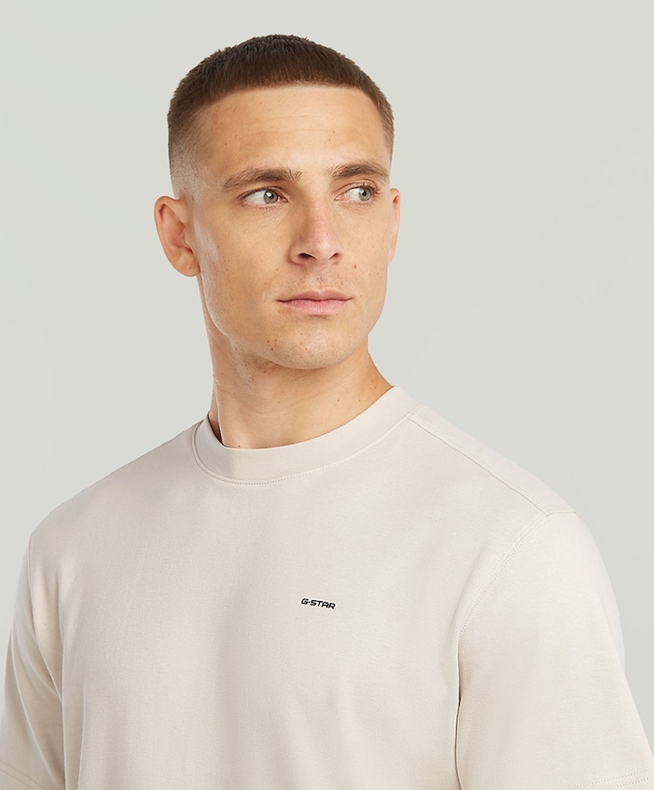 Heren T-shirt ecru