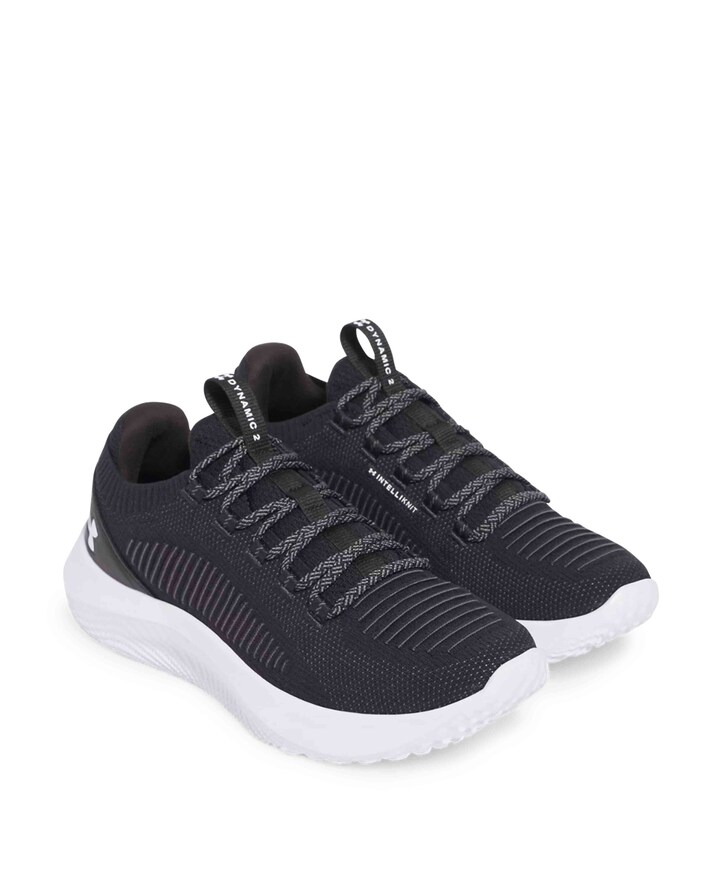 Ua Dynamic 2-blk fitnessschoenen zwart