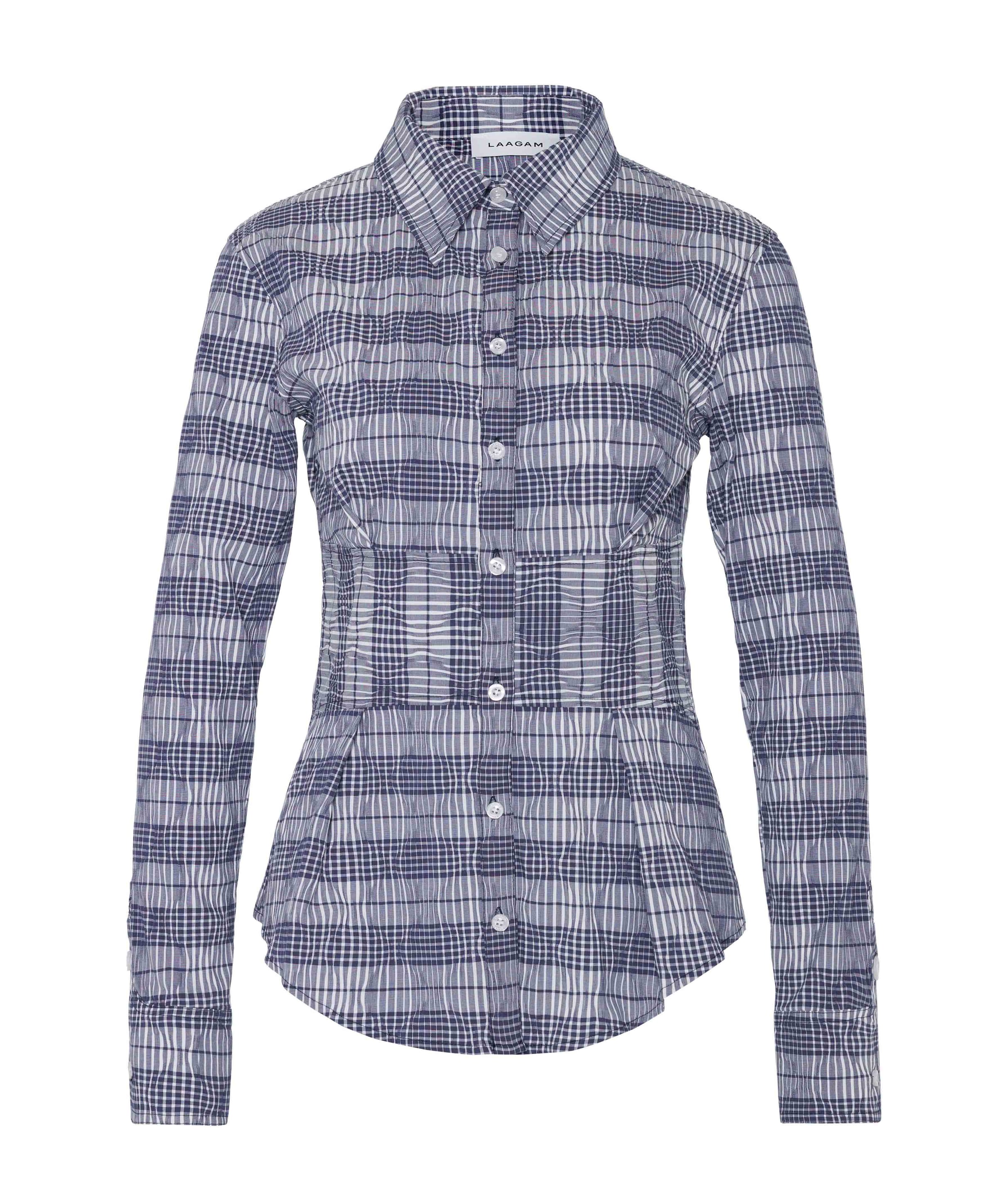 Dames blouse blauw