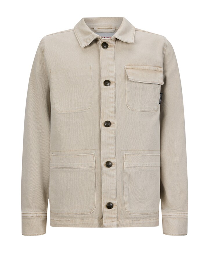 Jeansjack beige