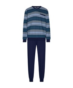 Heren pyjamaset blauw