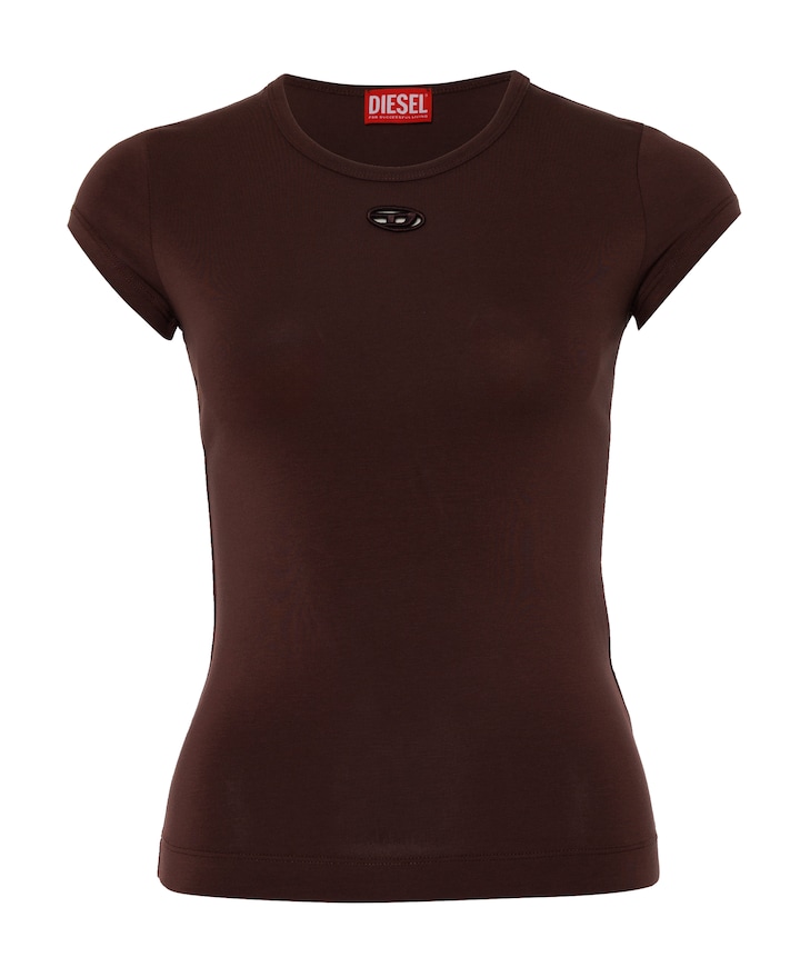 Dames t-shirt bruin