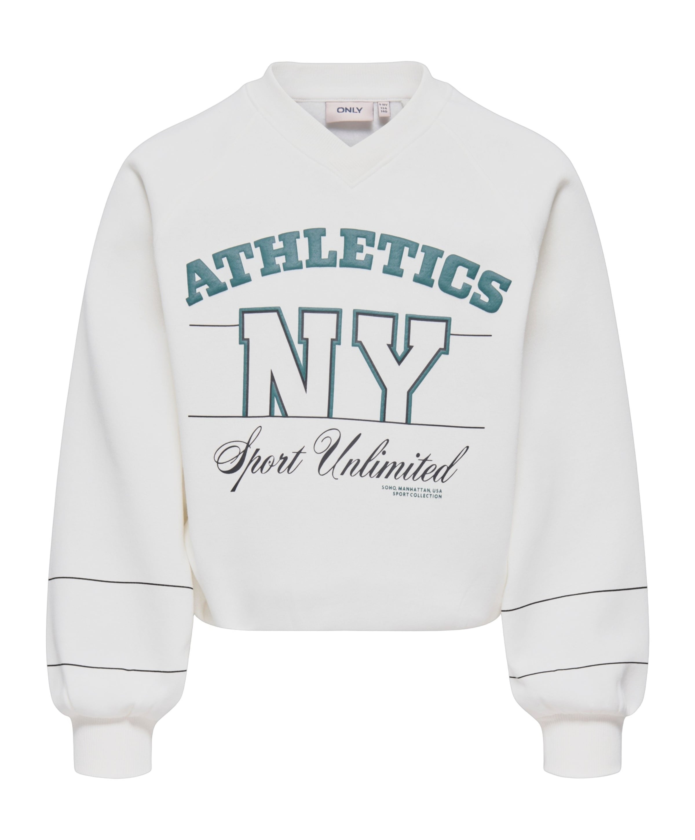 Meisjes sweater ecru