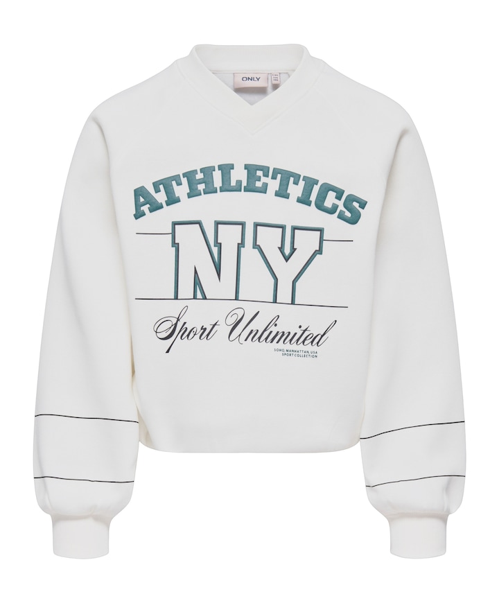 Meisjes sweater ecru