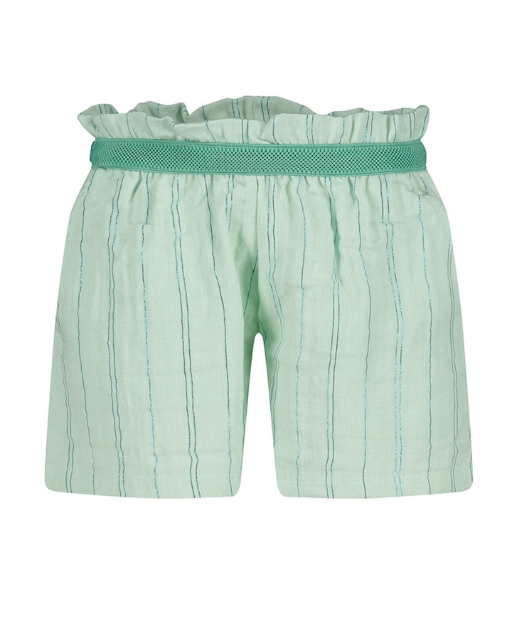 Short mousseline meisjes korte broek groen