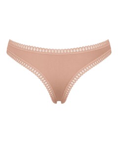 Dames string beige