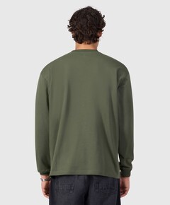 Heren longsleeve groen