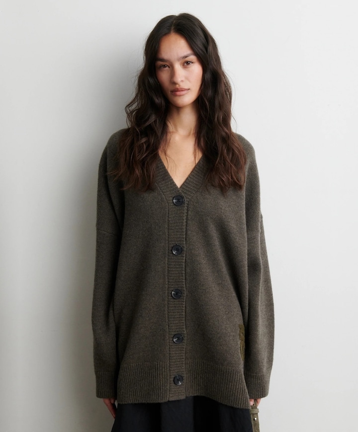Dames vest groen