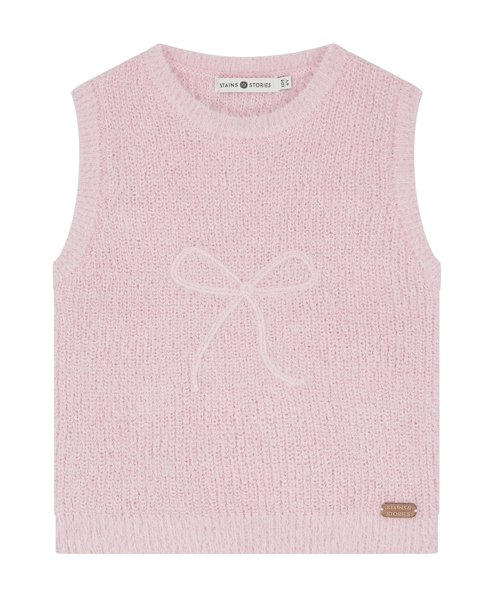 Meisjes gilet roze