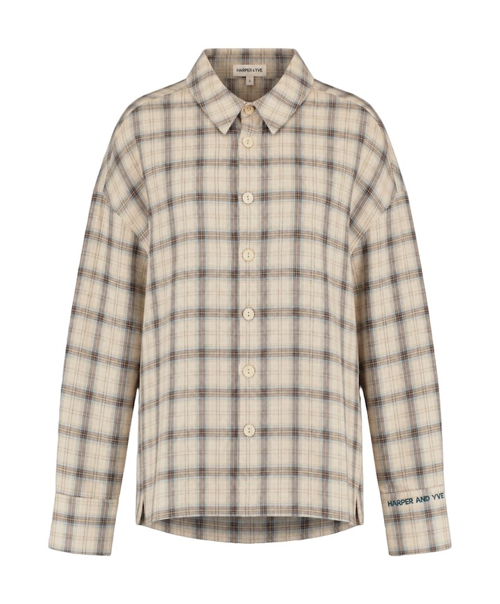 Dames blouse beige