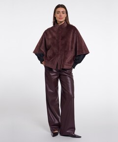 Dames cape bruin