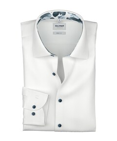 Heren overhemd lange mouw wit