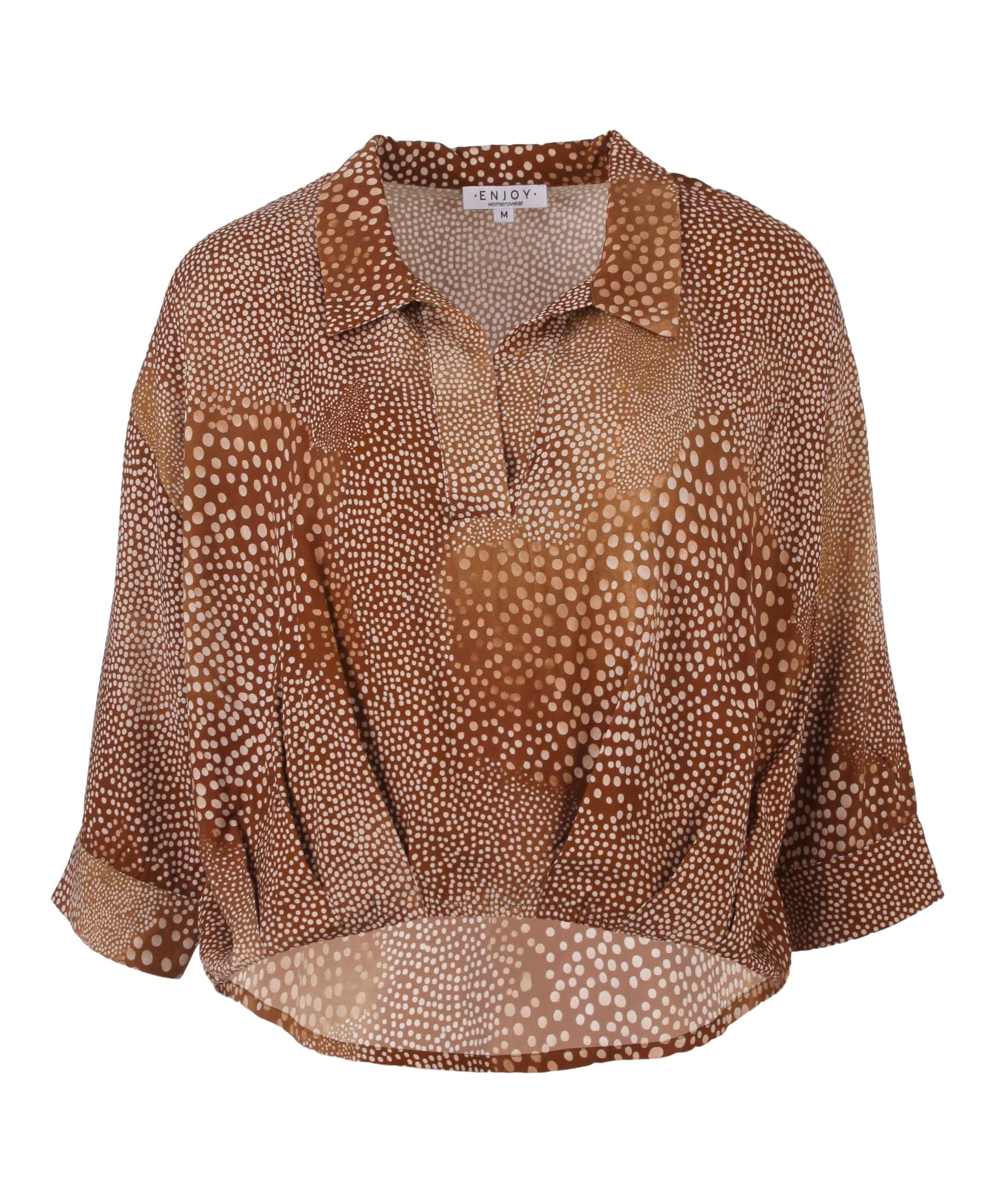 Dames blouse beige