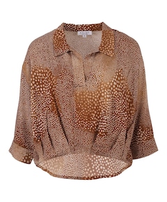 Dames blouse beige