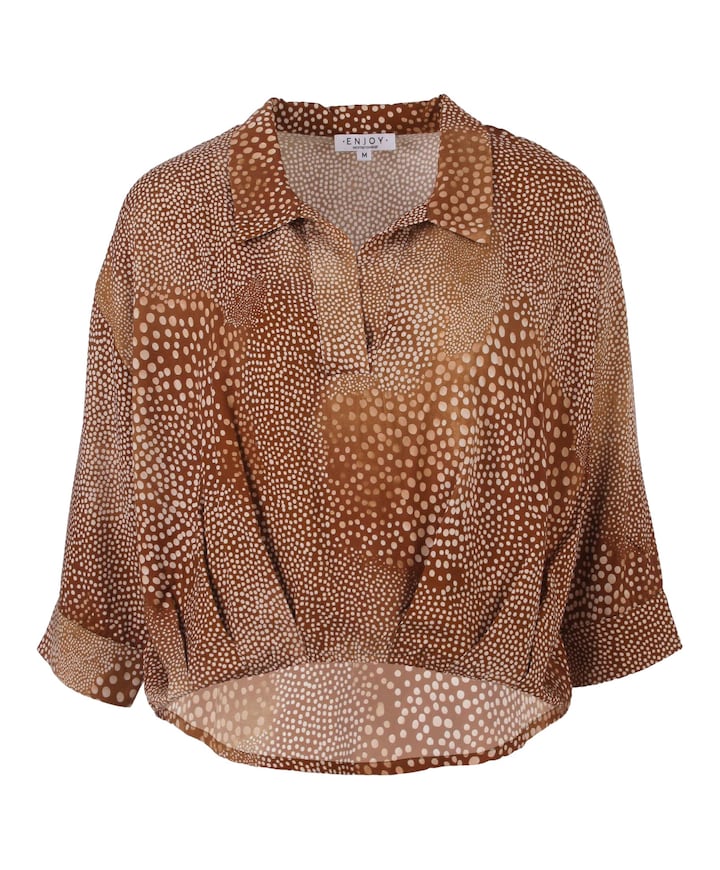 Dames blouse beige