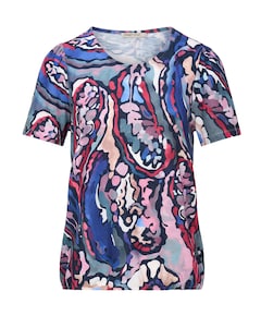 Dames t-shirt multicolor