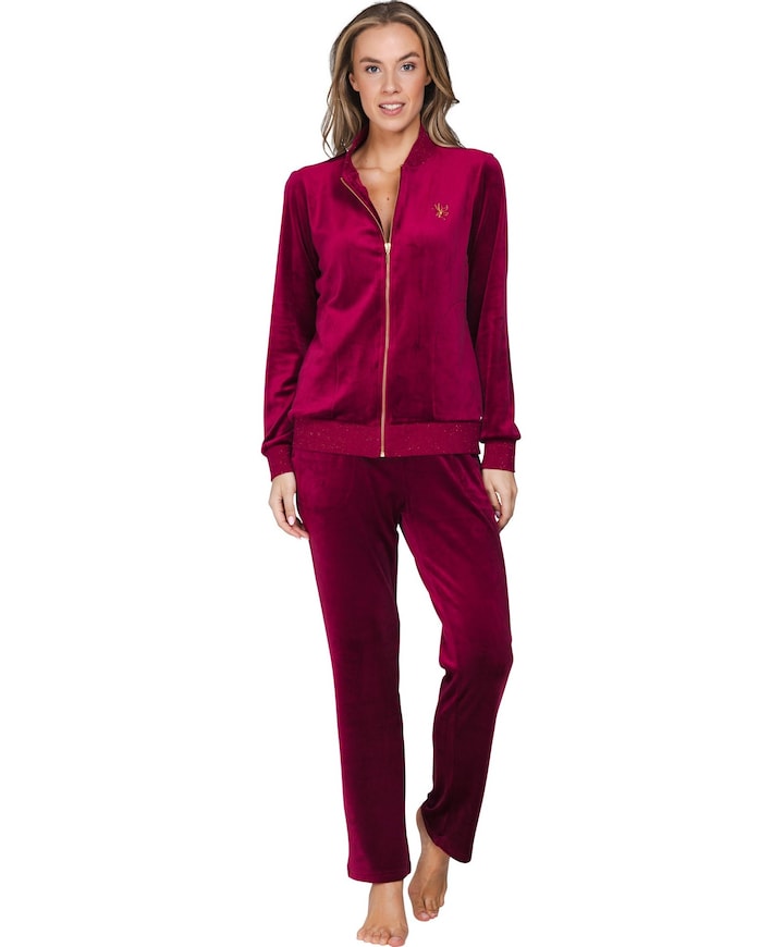 Dames huispak rood