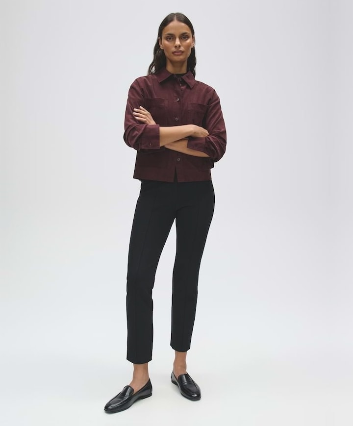 Dames blouse bordeaux