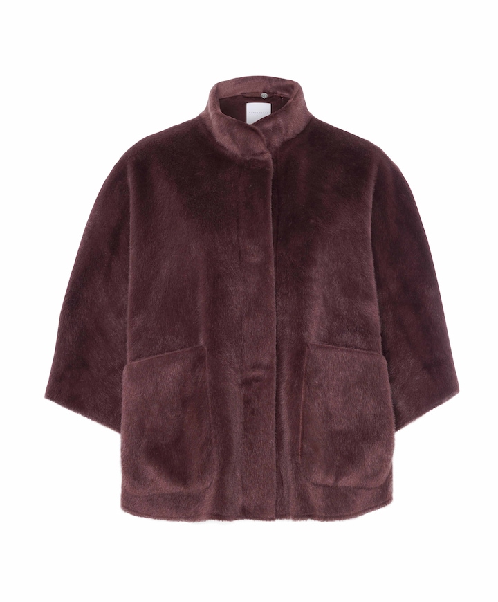 Dames cape bruin