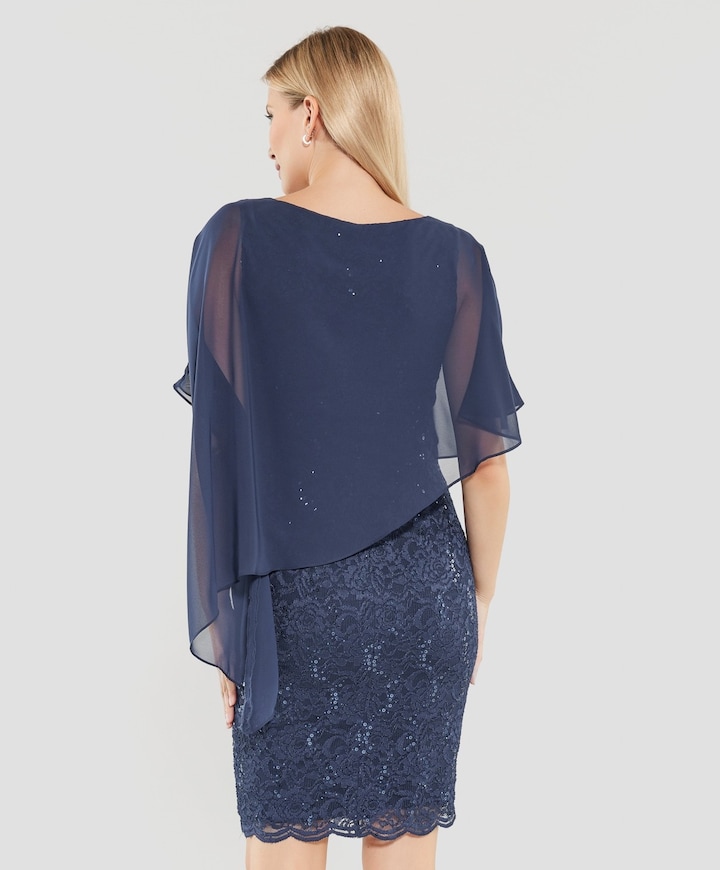 Dames jurk blauw
