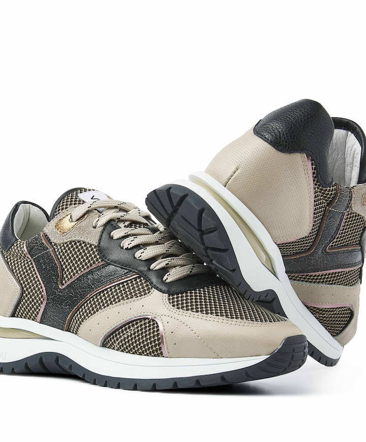 Usher Elliot dames sneakers beige