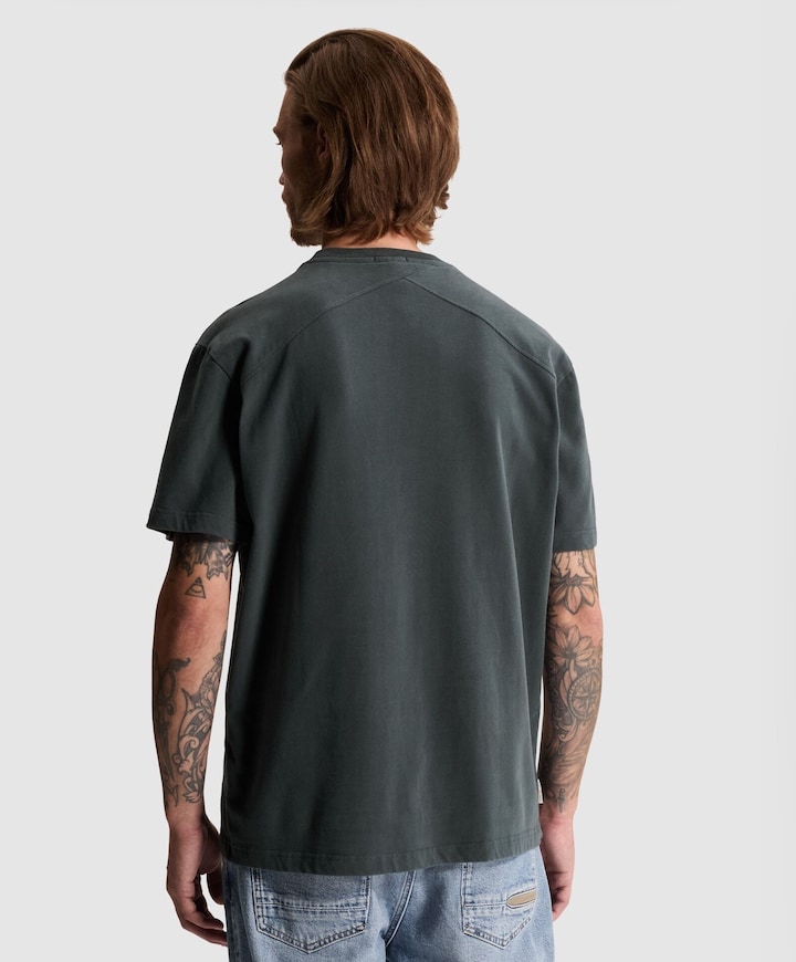 Heren T-shirt blauw