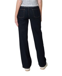 Wide leg dames jeans blauw