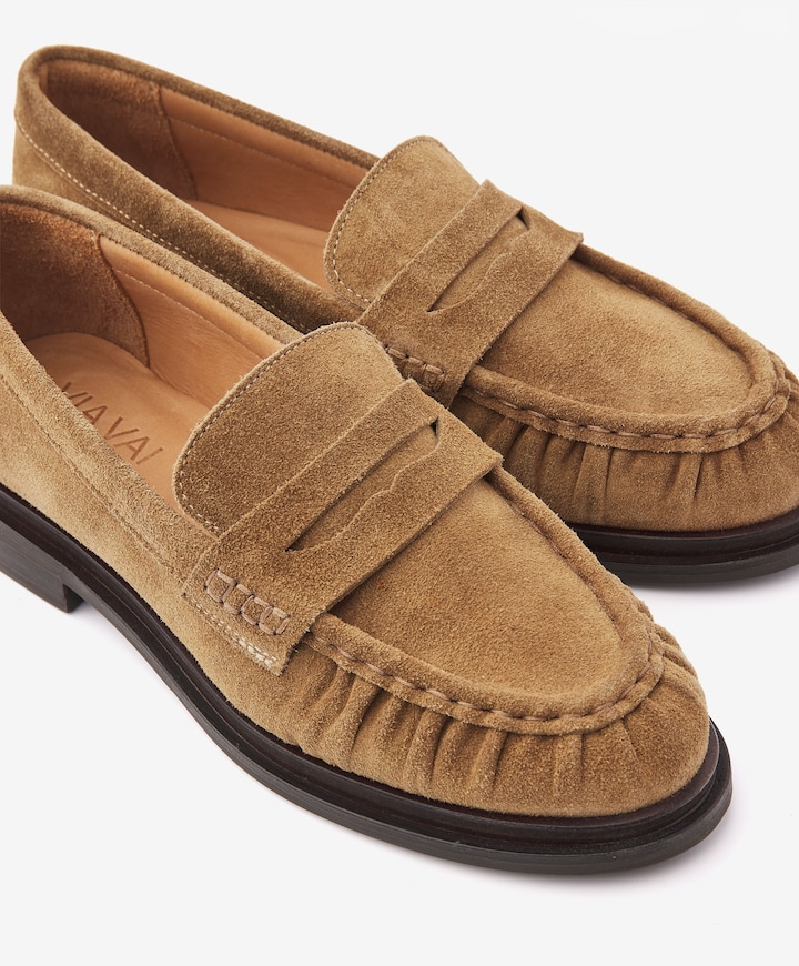 Fae Sarah dames loafers bruin