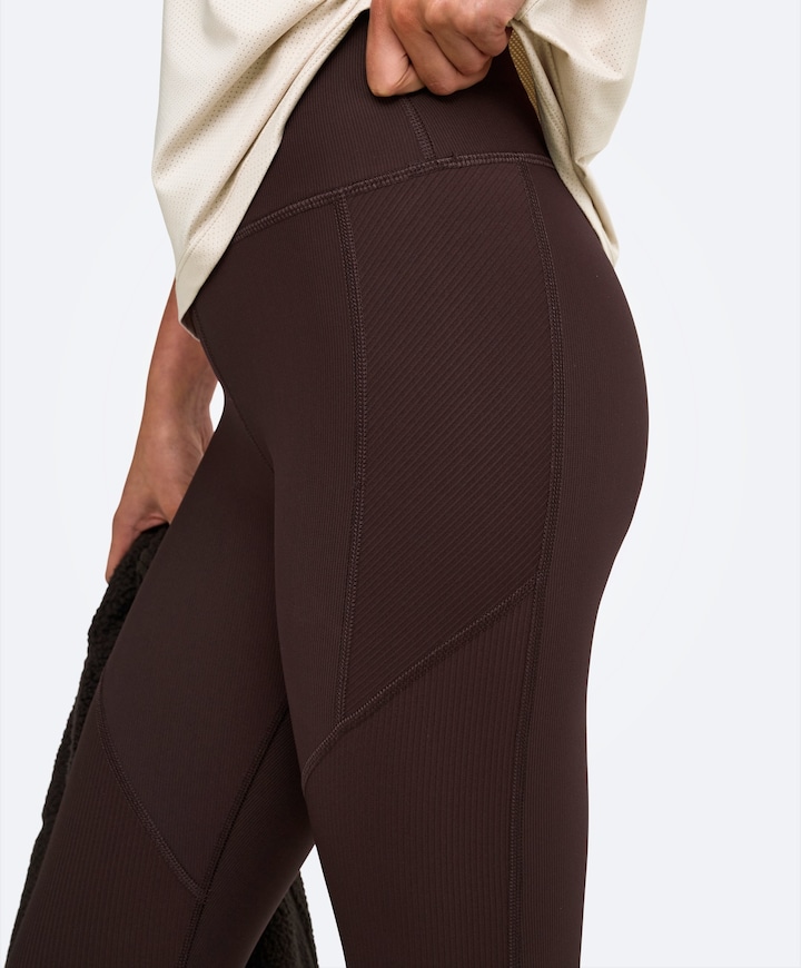 ONPJANA HW TRAINING TIGHTS dames tights bruin