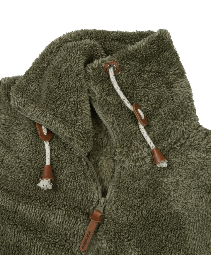 Dames vest groen