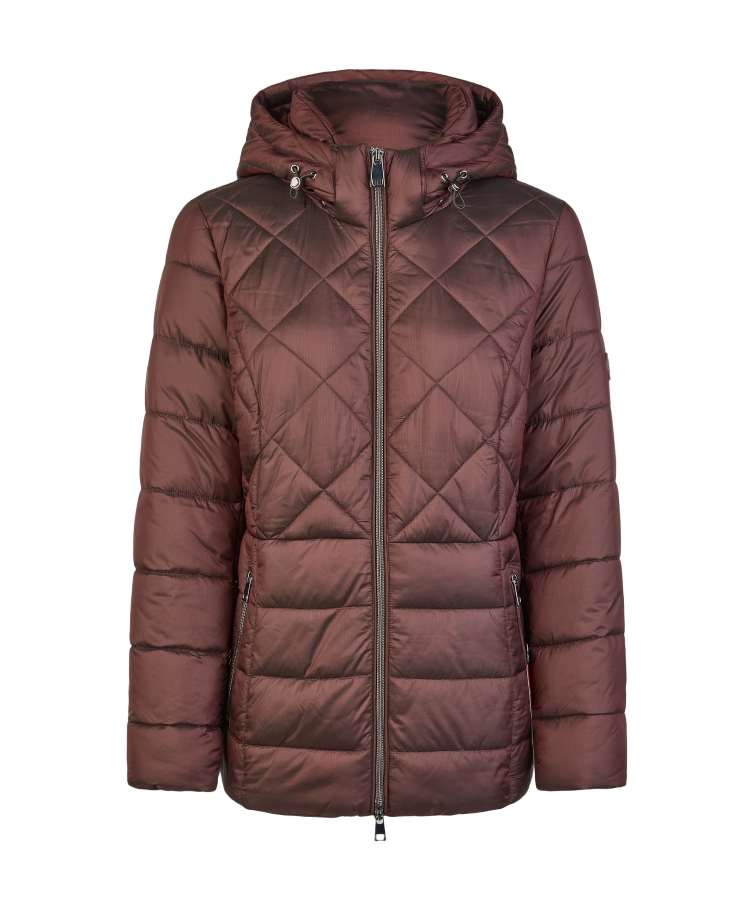 Dames jas bordeaux