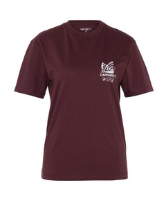 Dames T-shirt bordeaux