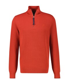 Heren trui met rits rood