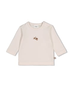 Meisjes longsleeve ecru