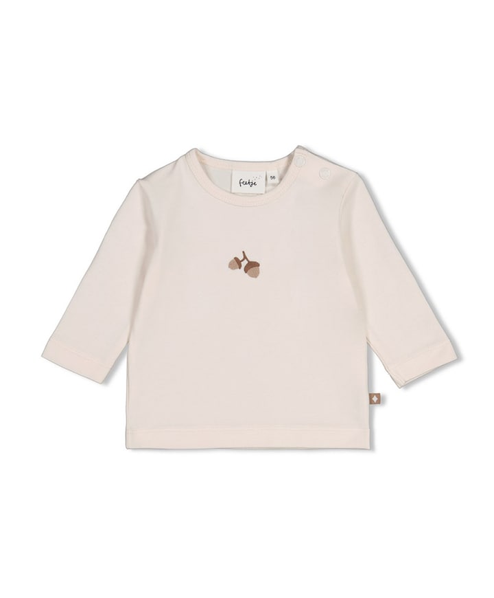 Meisjes longsleeve ecru