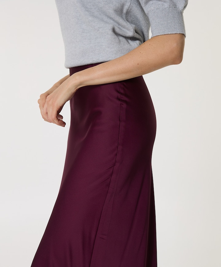 Dames rok bordeaux
