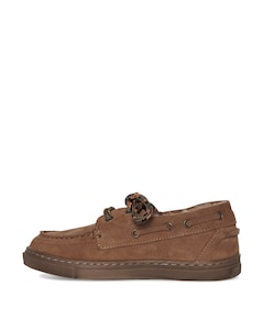 meisjes veterschoenen beige
