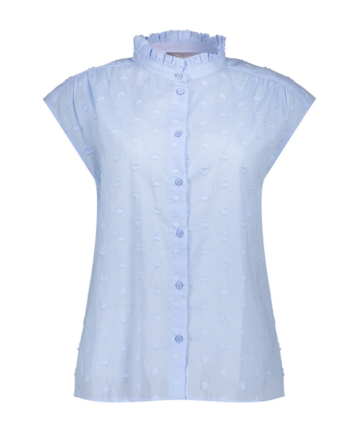 Dames blouse blauw