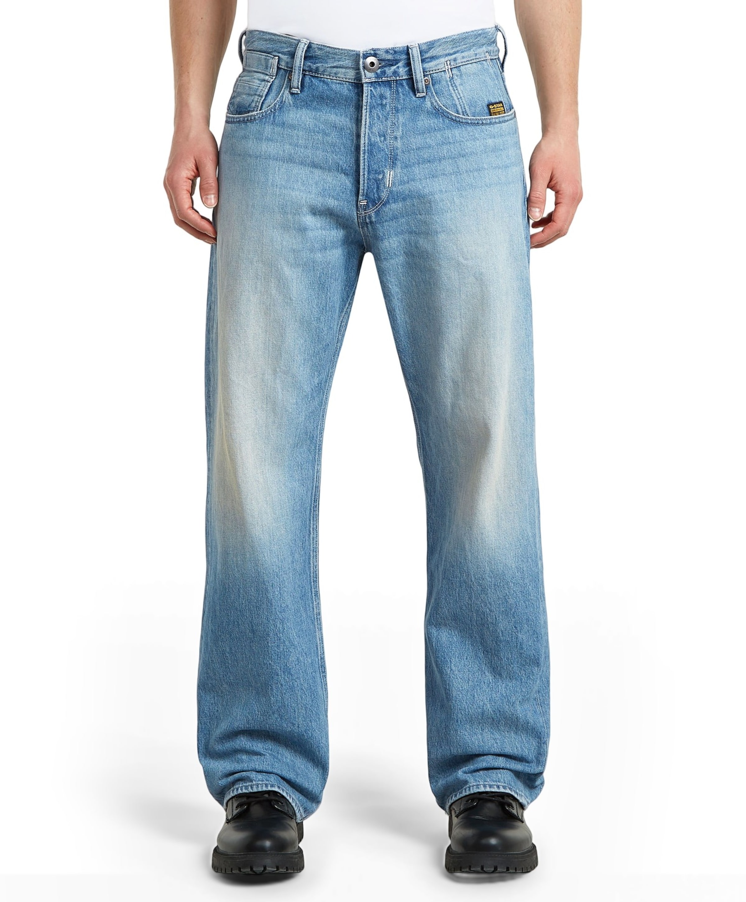 Deeggie Relaxed Straight heren jeans blauw