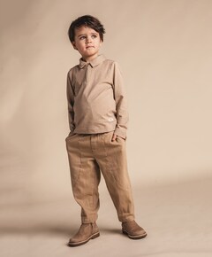 Jongens trui beige